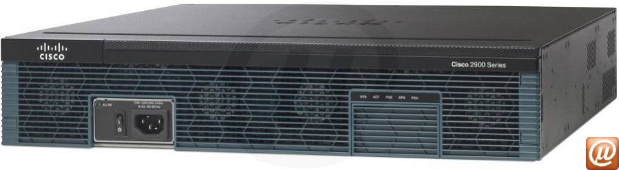 CISCO2921/K9 - Cisco 2921 w/3 GE 4 EHWIC 3 DSP 1 SM 256MB CF 512MB DRAM IPB